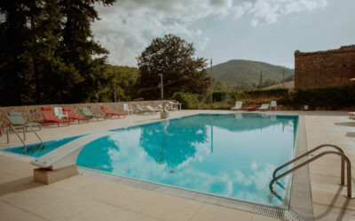 La nostra Piscina immersa nel verde a tuo servizio