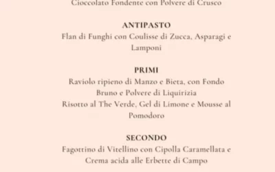 Menù di Ferragosto 2025