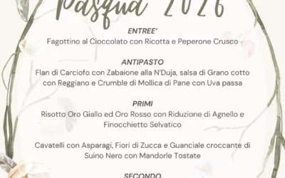 Pranzo di Pasqua e Pasquetta 2026